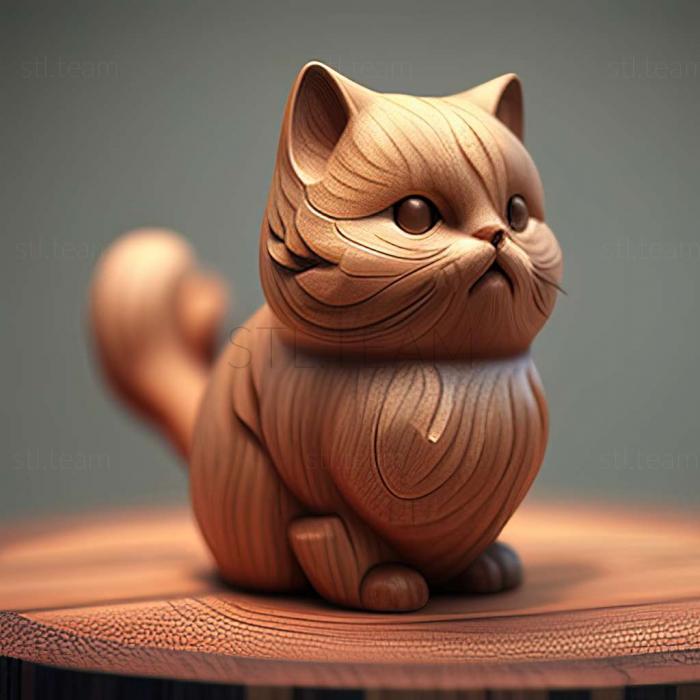 3D model Munchkin cat (STL)